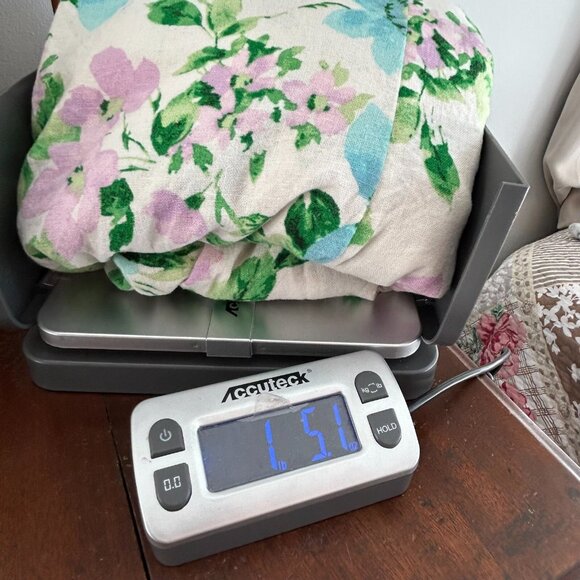 Old Navy Dress Sz 2XL Floral Linen Blend Bloomcore Boho Romantic Coquette 17770 - Picture 11 of 11